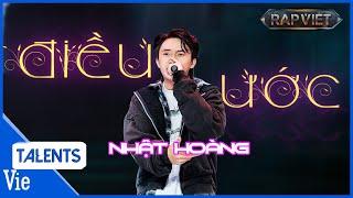 Nhật Hoàng storytelling ĐIỀU ƯỚC cực thấm, level up skill chinh phục Big Daddy | Rap Việt Live Stage