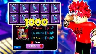 Я ПОТРАТИЛ 1000 FROST BINDS ЧТОБЫ СДЕЛАТЬ ВСЕМ СВОИМ СЕКРЕТКАМ S РАНГ В ANIME DEFENDERS ROBLOX