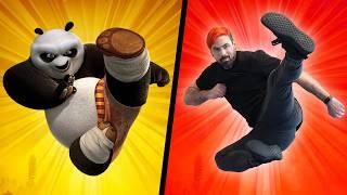 Trying Stunts From Kung Fu Panda IN REAL LIFE