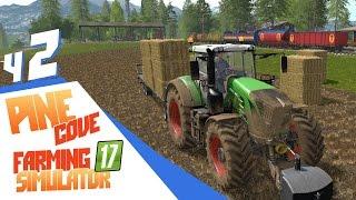 Заготовка тюков соломы - ч2 Farming Simulator 17