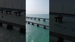 Pamban Sea Bridge #pambanisland #rameshwaram #dhanushkodi #seabridge #bluesea  @TheDaily.Wanderer