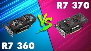 R7 360 vs R7 370 Comparison