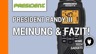 President Randy 3 - Vorstellung und mein Fazit - Ist das die beste Handfunke 2023