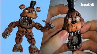 Animatronics of the Fnaf. Nightmare Freddy from the game Five nights freddy .