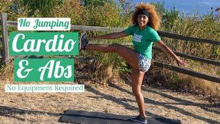No Jumping Cardio & Abs Workout - No Equipment Required - 30 Minutes | Workout With KK