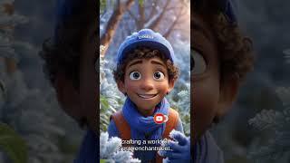 The Snowflake Wish ️ | Create Your Own Winter Wonderland | Kids Magical Adventure #shorts