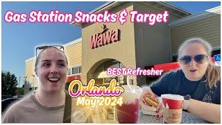 Wawa Gas Station Snacks & Drink PLUS browsing Target and TJ Maxx