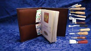 ПОРТМОНЕ ДЛЯ ПАСПОРТА И АВТОДОКУМЕНТОВ - WALLET FOR PASSPORT AND AUTO DOCUMENTS FREE PDF PATTERN