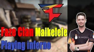 Faze Clan Maikelele playing CS:GO Faceit on inferno (twitch stream)