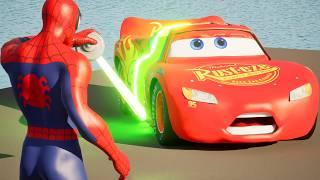 Epic Escape From Spiderman Amazing Maze from  Lightning Mcqueen #7