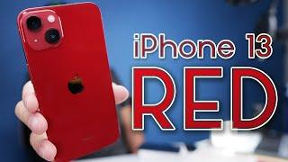 Red iPhone 13 Unboxing & First Impressions!