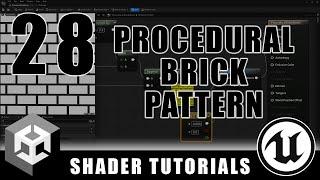 Procedural Brick Pattern Shader - Advanced Materials - Episode 28