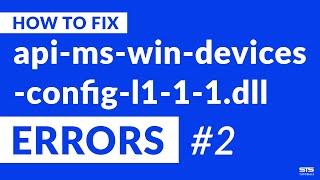 api-ms-win-devices-config-l1-1-.dll Missing Error on Windows | 2020 | Fix #2