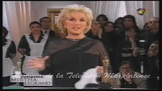 ALMORZANDO CON MIRTHA LEGRAND POS MUERTE DE SU HIJO DANIELITO TINAYRE 1999