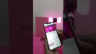 BLACKPINK Lightstick ver. 2 - bluetooth and ice cream MV connection tutorial