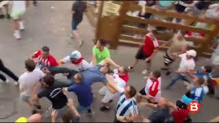 Cogida del Torito del Alba en la Calle La Rúa de Benavente