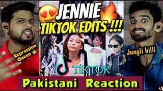 JENNIE Tiktok Edits Pakistani Reaction | ZS Reaction |