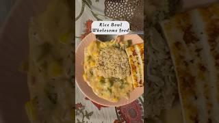 Making a wholesome Rice bowl- Rice bowl recipe #food #ricebowl #best #ytshorts #recipes #wholesome