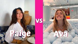 Paige Taylor vs Ava Kolker TikTok Dances Compilation