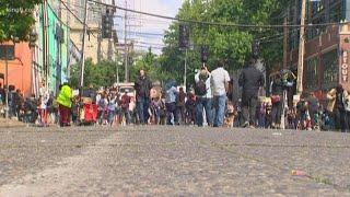 Police move barricades in Seattle's Capitol Hill neighborhood