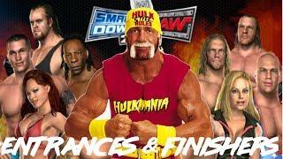 WWE Smackdown vs Raw 2006 Entrances & Finishers Hulk Hogan