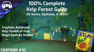 100% COMPLETE KELP FOREST GUIDE - ALL COLLECTABLES | Battle for Bikini Bottom – Rehydrated #10