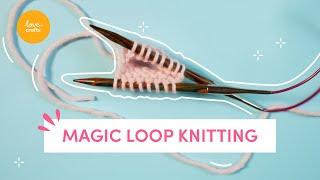 How to knit MAGIC LOOP | Beginners easy tutorial