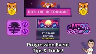 Rollercoin | Hotline Retrowave Progression Event | Tips and Tricks