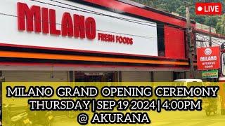  LIVE | MILANO GRAND OPENING | மீண்டும் புதுப்பொழிவுடன் மிலானோ பேக்கரி அக்குரணையில் | මිලානෝ අකුරණ