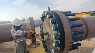 PIPELINE WORKS [PERT LINER AIR LEAK TEST] #piping #pipeline #abroad #trending #shorts #industrial