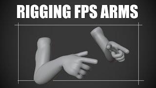 Rigging FPS Arms - FPS Game With Unity & Blender