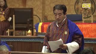 PARLIAMENT OF BHUTAN SECOND SITTING OF THE JOINT SITTING