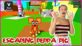 TRYING TO ESCAPE PEPPA PIG'S HOUSE!