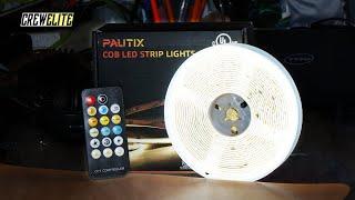 PAUTIX: Dimmable 2700K-6500K (Warm/Cool) COB LED Strip Lights | Best Chip-On-Board Lights [REVIEW]