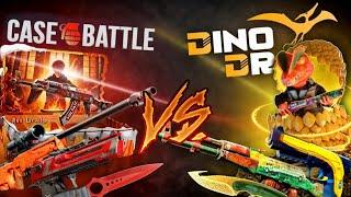 БИТВА САЙТОВ CASE-BATTLE VS DINODROP! НА ЛОУ БАЛИКАХ!