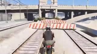 GTA 5-Stop the train in city