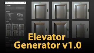 Elevator Generator v1.0 | ArchvizTools