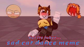 Uno reverse || part.2 of the sad cat dance || meme roblox || tubers93 x jenna || by thundergreenger