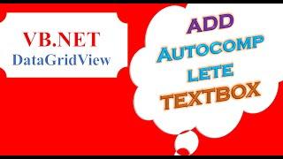 VB.NET DataGridView - Add AutoCompleteTextBox Column