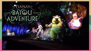 Tiana's Bayou Adventure Full Ride Night POV | Disneyland Resort 2024