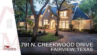 791 N. Creekwood Drive, Fairview, Texas - Luxury Real Estate in Lovejoy ISD 4K