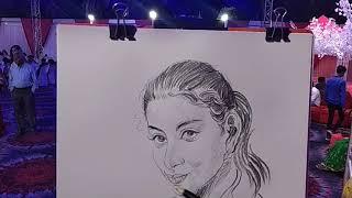 LIVE PORTRAIT SKETCHING FOR WEDDING, RECEPTION AND BIRTHDAY PARTY