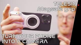 Make your phone ‘FEEL’ like a camera - Telesin magsafe camera grip & selfie light