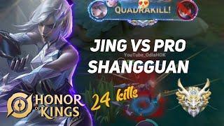 24 KILLS! HAMPIR PENTA KILL LAWAN SHANGGUAN TOP 1 INDONESIA! | REGION CLASH | HONOR OF KINGS