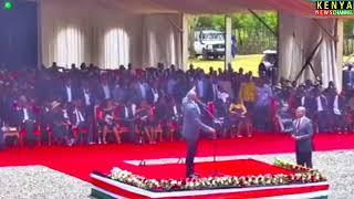 Crowd ERUPTS as Salasya is introduced to Ruto in Malava at Malulu Injendi Funeral