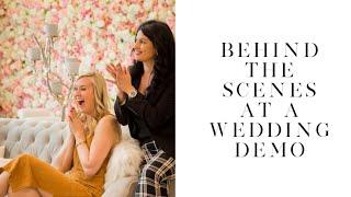 What happens at a Wedding Demo?  Las Vegas Wedding Planner Andrea Eppolito shows you!