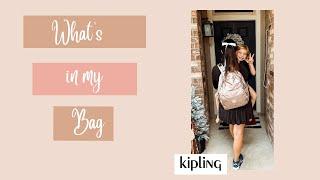 What's in my bag | Kipling Maisie Diaper bag backpack