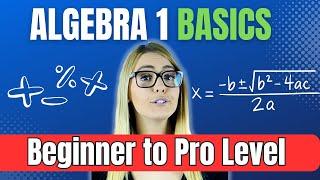 Algebra 1  Basics for Beginners