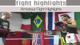 Bazooka Joe Valtellini Amateur Muay Thai Highlights