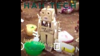 hand washing and sanitizing robot best by hah tech